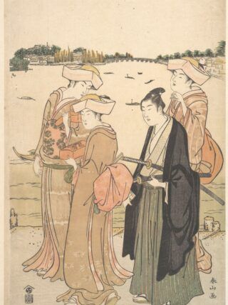 A_Young_Samurai_and_Three_Women_Katsukawa_Shunzan_1789_Andreia_Functional_Aesthetics