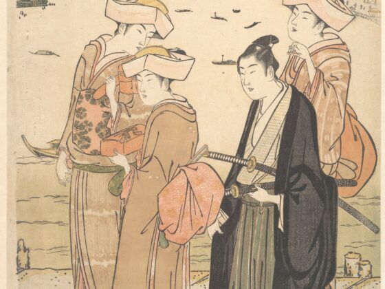 A_Young_Samurai_and_Three_Women_Katsukawa_Shunzan_1789_Andreia_Functional_Aesthetics