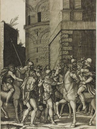 Emperor-Freeing-the-Slave-Androcles-agostino-dei-musi-1490