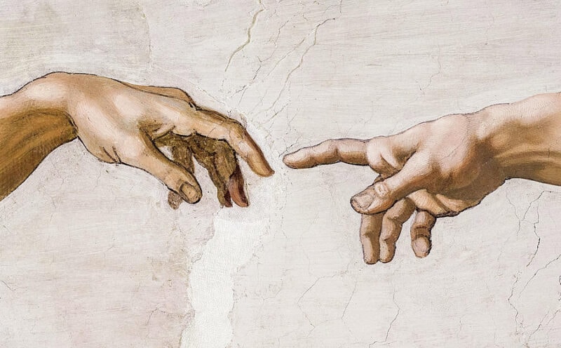 Michelangelo-the-creation-of-adam-hands