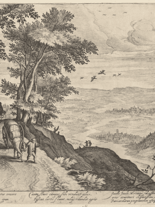 Path over a Valley - Crispijn de Passe the Elder