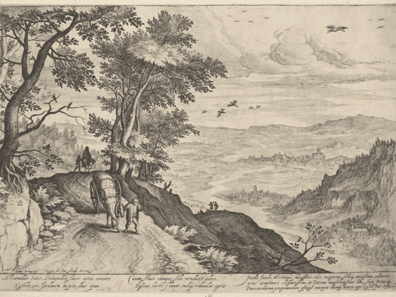 Path over a Valley - Crispijn de Passe the Elder