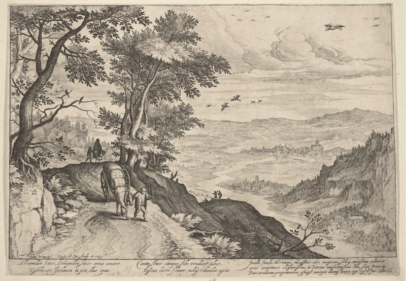 Path over a Valley - Crispijn de Passe the Elder