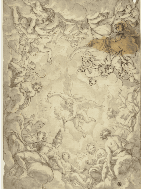 Prometheus Taking Fire From Olympus - Possibly Ludovico Cardi, called Il Cigoli (Italian, 1559-1613)