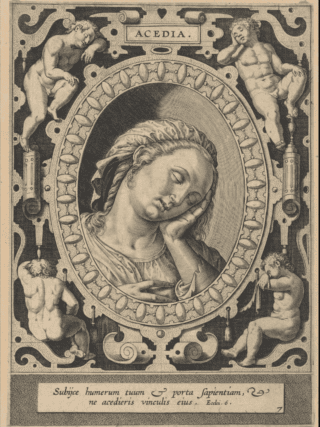 Sloth-Acedia-from-The-Seven-Vices-Hieronymus-Jerome-Wieri-1612-the-met
