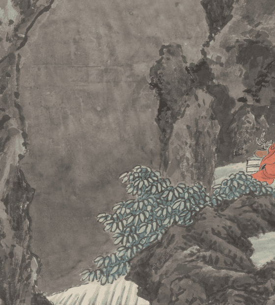 meditation-in-a-cave-ren-yu-1644-1911