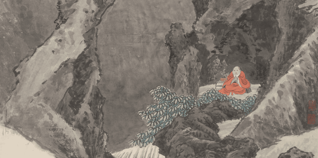 meditation-in-a-cave-ren-yu-1644-1911